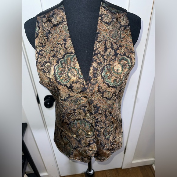 VINTAGE Rafaella Paisley Women's Vest - Picture 5 of 9